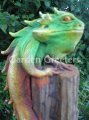 picture of IGUANA ON LOG