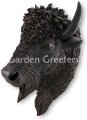 picture of BISON BUFFALO HEAD WALL MOUNT