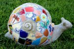 picture of LARGE MOSAIC SNAIL MOSAIC STATUE SNAIL MOSAIC