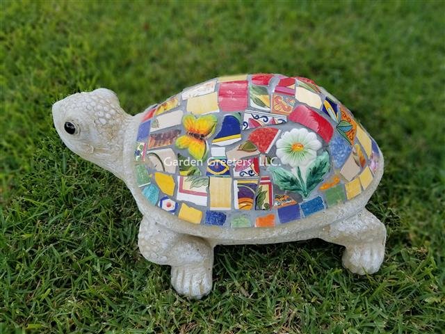 picture of Large Mosaic Turtle Statue Turtle Mosaic Turtle Decor - Click Image to Close