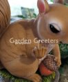 picture of SQUIRREL WITH MIDDLE FINGER STATUE FIGURINE