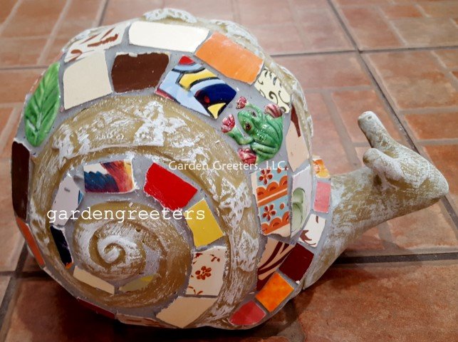 picture of MOSAIC SNAIL MOSAIC STATUE SNAIL MOSAIC - Click Image to Close