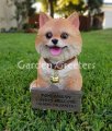 picture of Pomeranian Dog statue Pomeranian Dod figurine