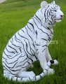 picture of WHITE TIGER STATUE WHITE TIGER FIGURINE