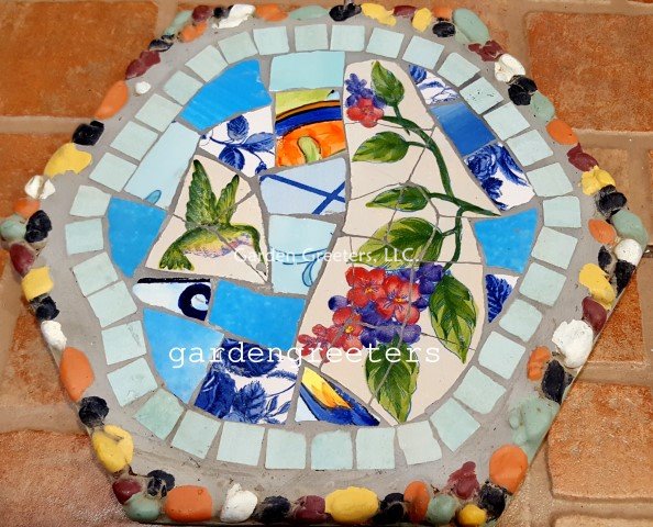 picture of MOSAIC STEPPING STONE MOSAIC WALL ART MOSAIC WALL DECOR-bhbb - Click Image to Close