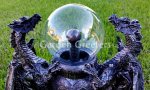picture of DRAGON WITH ELECTRIC BALL/LIGHT STATUE FIGURINE
