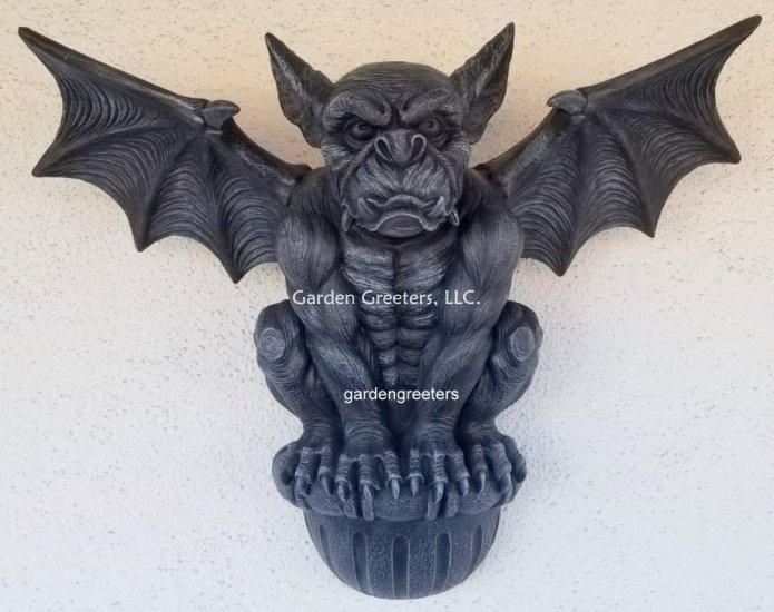 picture of GARGOYLE STATUE GARGOYLE WALL DECOR/MOUNTING STATUE - Click Image to Close