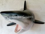 picture of SHARK HEAD WALL MOUNT STATUE