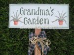 picture of WELCOME TO GRANDMA'S GARDEN