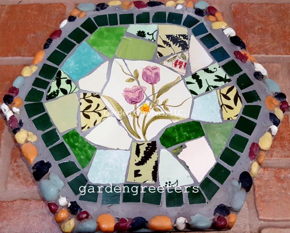 picture of MOSAIC STEPPING STONE MOSAIC WALL ART MOSAIC WALL DECOR-hbb - Click Image to Close