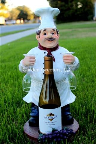 picture of CHEF WINE & GLASS HOLDER - Click Image to Close