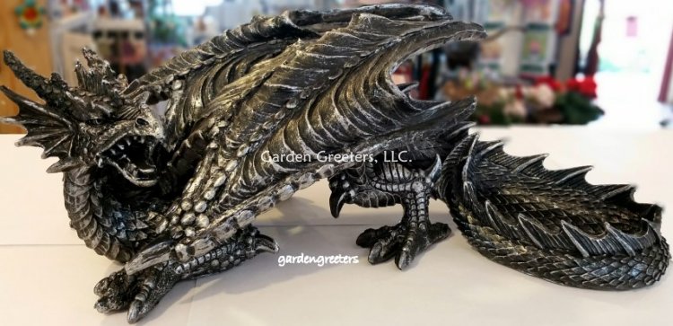 picture of DRAGON STATUE DRAGON GOTHIC FIGURINE - Click Image to Close