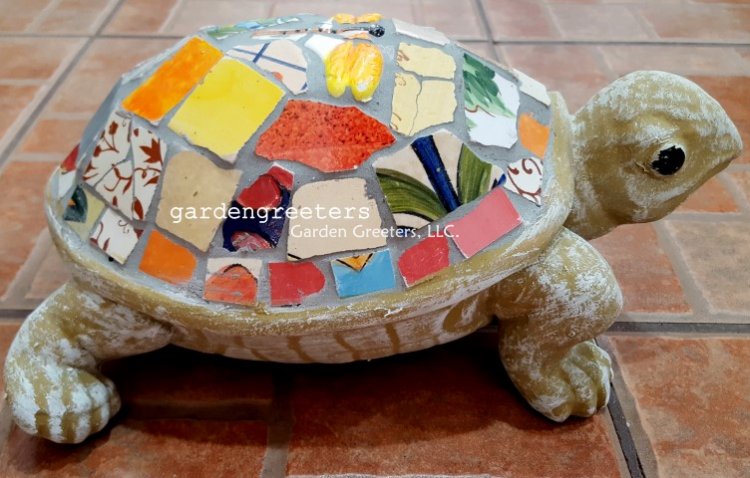 picture of MOSAIC TURTLE MOSAIC STATUE TURTLE MOSAIC - Click Image to Close