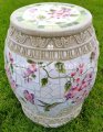 picture of MOSAIC GARDEN STOOL MOSAIC PLANT STAND-hb