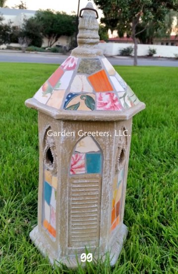 picture of MOSAIC BIRDHOUSE-BO - Click Image to Close