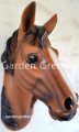 picture of HORSE HEAD WALL MOUNT STATUE