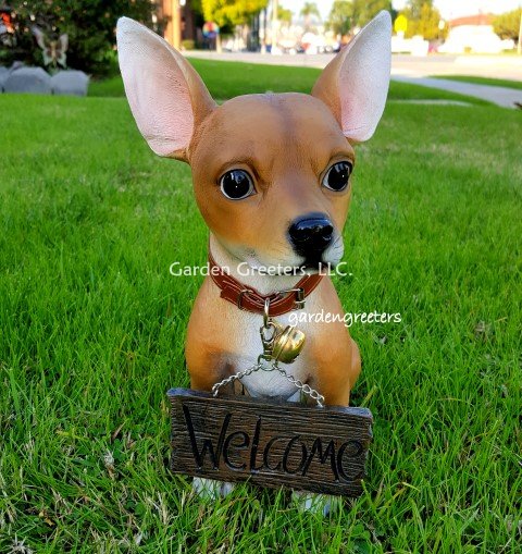 picture of CHIHUAHUA STATUE CHIHUAHUA FIGURINE - Click Image to Close