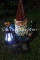 picture of GNOME WITH SOLAR LANTERN