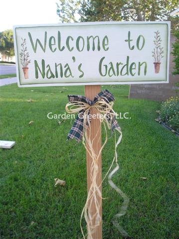 picture of WELCOME TO NANA'S GARDEN - Click Image to Close