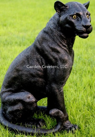 picture of BLACK PANTHER STATUE - Click Image to Close