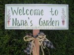 picture of WELCOME TO NANA'S GARDEN