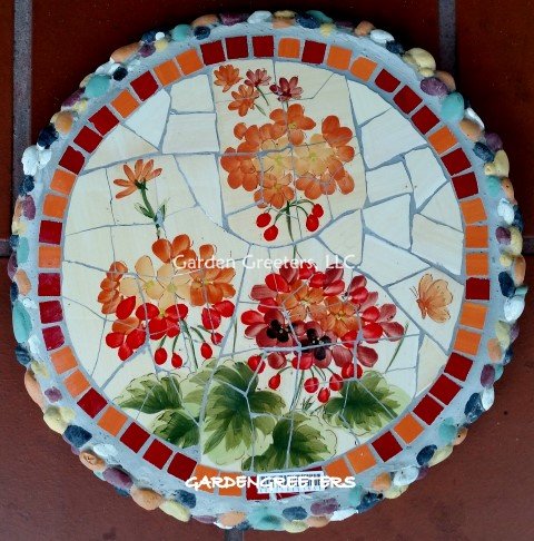 picture of MOSAIC STEPPING STONE MOSAIC WALL ART MOSAIC WALL DECOR - Click Image to Close