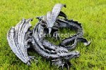 picture of SLEEPING DRAGON GOTHIC STATUE DRAGON FIGURINE