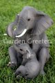 picture of ELEPHANT WITH BABY ELEPHANT STATUE