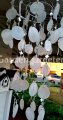 picture of WHITE/SILVER CAPIZ WIND CHIMES