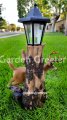 picture of SOLAR DEER STATUE FIGURINE DEER WHITE TAIL