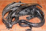 picture of SLEEPING DRAGON GOTHIC STATUE DRAGON FIGURINE