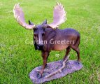 picture of LARGE MOOSE STATUE FIGURINE