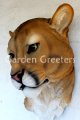 picture of MOUNTAIN LION HEAD WALL MOUNT STATUE