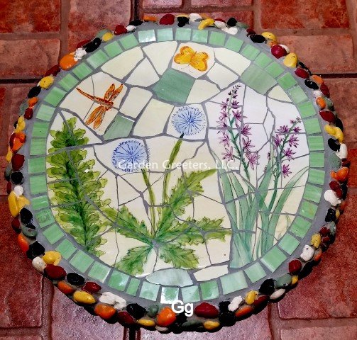 picture of MOSAIC STEPPING STONE MOSAIC WALL ART MOSAIC WALL DECOR - Click Image to Close