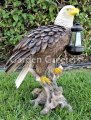 picture of SOLAR AMERICAN BALD EAGLE AMERICAN EAGLE WITH SOLAR LIGHT