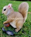 picture of SQUIRREL WITH MIDDLE FINGER STATUE FIGURINE