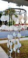 picture of WHITE/SILVER CAPIZ WIND CHIMES