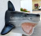 picture of SHARK HEAD WALL MOUNT STATUE