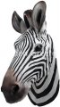 picture of ZEBRA HEAD WALL MOUNT STATUE