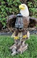 picture of SOLAR AMERICAN BALD EAGLE AMERICAN EAGLE WITH SOLAR LIGHT