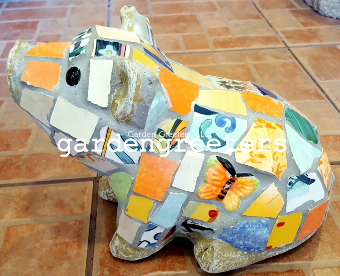 picture of PIG MOSAIC PIG STATUE PIG MOSAIC - Click Image to Close